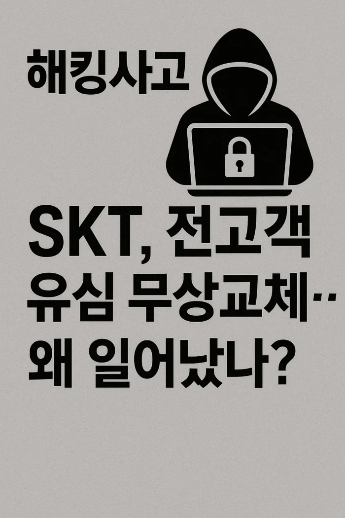SKT 전 고객 ‘유심 무상 교체’ 실시